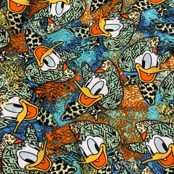 Lularoe Disney Donald Duck Leggings TC - Picture 4 of 4